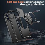 Θήκη iPhone 17 - OEM - Σκληρή Θήκη PC+TPU - Μαύρο - MagSafe/Stand - Εικόνα 6