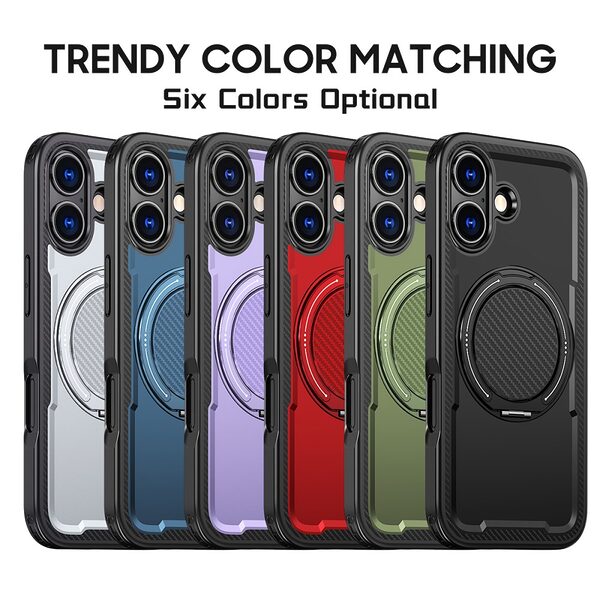Θήκη iPhone 17 - OEM - Σκληρή Θήκη PC+TPU - Μαύρο - MagSafe/Stand - Εικόνα 7