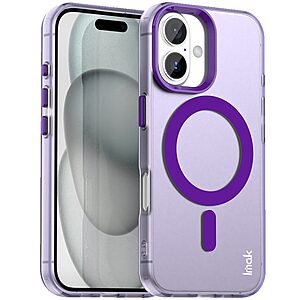 Θήκη iPhone 17 - IMAK - Σκληρή Θήκη PC+TPU - Μωβ - MagSafe