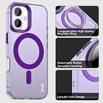 Θήκη iPhone 17 - IMAK - Σκληρή Θήκη PC+TPU - Μωβ - MagSafe - Εικόνα 4