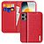 Θήκη iPhone 17 Pro - DUX DUCIS Hivo Series - Flip Πορτοφόλι από Αυθεντικό Δέρμα - Κόκκινο - RFID/Wallet/Stand