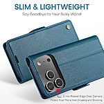 Θήκη iPhone 17 Pro - CASEME 023 - Flip Πορτοφόλι από Συνθετικό Δέρμα (PU) - Μπλε - RFID/Wallet/Stand - Εικόνα 8