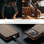 Θήκη iPhone 17 Pro - CASEME 023 - Flip Πορτοφόλι από Συνθετικό Δέρμα (PU) - Καφέ - RFID/Wallet/Stand - Εικόνα 4