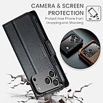 Θήκη iPhone 17 Pro - CASEME 023 - Flip Πορτοφόλι από Συνθετικό Δέρμα (PU) με TPU - Μαύρο - RFID/Wallet/Stand - Εικόνα 9