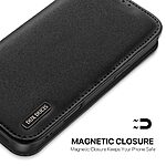 Θήκη iPhone 17 Pro Max - DUX DUCIS Hivo Series - Flip Πορτοφόλι από Αυθεντικό Δέρμα - Μαύρο - RFID/Wallet/Stand - Εικόνα 6
