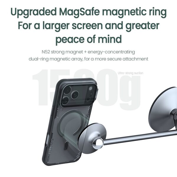 Θήκη iPhone 17 Pro Max - NILLKIN Iceblade CamProp - Σκληρή Θήκη PC+TPU - Χρυσό - Stand - Εικόνα 8