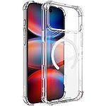 Θήκη iPhone 17 Pro Max - IMAK - Σκληρή Θήκη PC+TPU - Διάφανο - MagSafe