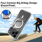 Θήκη iPhone 17 Pro Max - IMAK - Σκληρή Θήκη PC+TPU - Διάφανο - MagSafe - Εικόνα 4