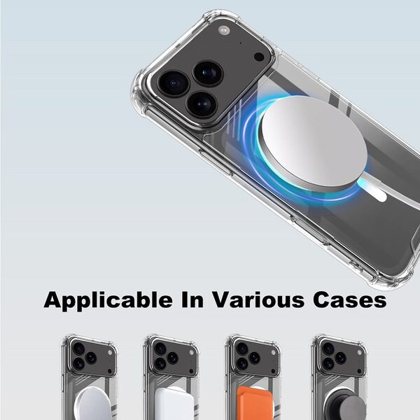 Θήκη iPhone 17 Pro Max - IMAK - Σκληρή Θήκη PC+TPU - Διάφανο - MagSafe - Εικόνα 8