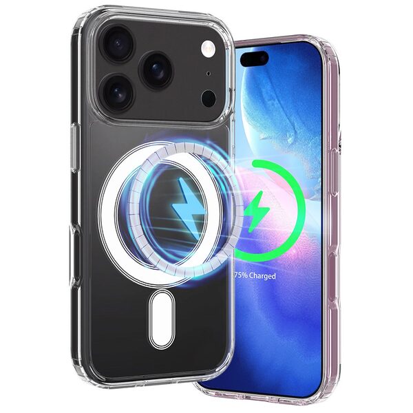 Θήκη iPhone 17 Pro Max - OEM - Σκληρή Θήκη PC+TPU - Διάφανο - MagSafe - Εικόνα 7