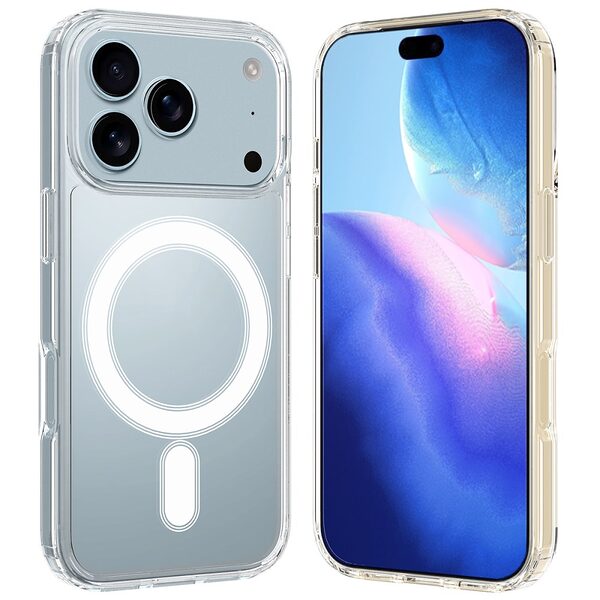 Θήκη iPhone 17 Pro Max - OEM - Σκληρή Θήκη PC+TPU - Διάφανο - MagSafe - Εικόνα 9