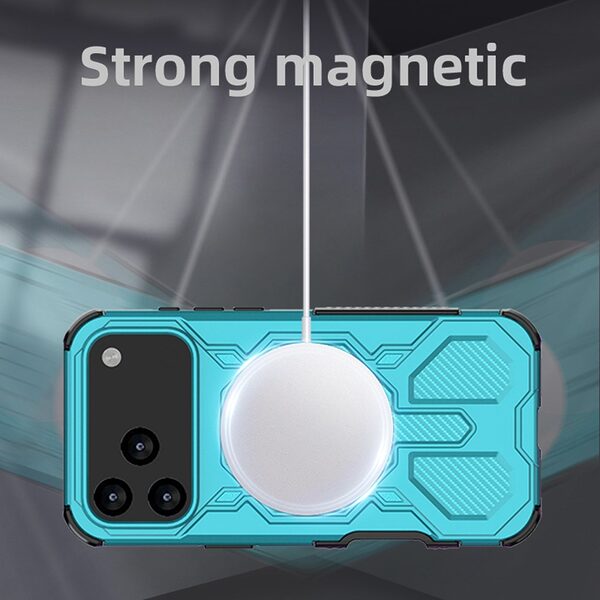 Θήκη iPhone 17 Pro Max - OEM - Σκληρή Θήκη PC+TPU - Γκρι - MagSafe - Εικόνα 7