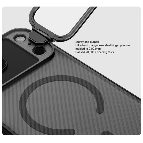 Θήκη iPhone 17 Pro Max - NILLKIN CamShield Prop Magnetic Series - Σκληρή Θήκη PC+TPU - Ημιδιάφανο - MagSafe - Εικόνα 4