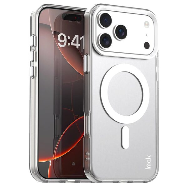 Θήκη iPhone 17 Pro Max - IMAK - Σκληρή Θήκη PC+TPU - Λευκό - MagSafe