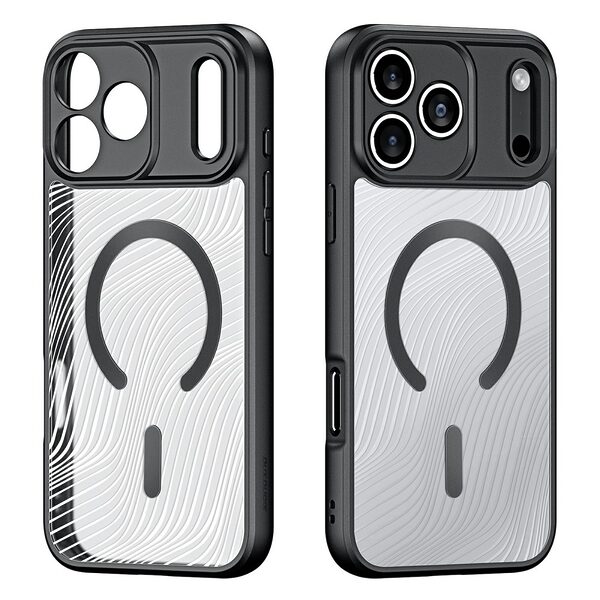 Θήκη iPhone 17 Pro Max - DUX DUCIS Aimo Series - Σκληρή Θήκη PC+TPU - Μαύρο - MagSafe - Εικόνα 2