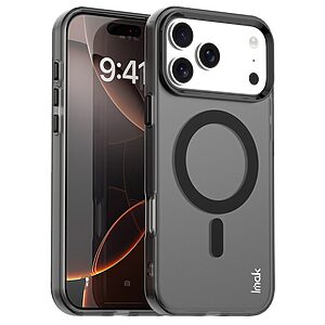 Θήκη iPhone 17 Pro Max - IMAK - Σκληρή Θήκη PC+TPU - Μαύρο - MagSafe