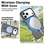 Θήκη iPhone 17 Pro Max - IMAK - Σκληρή Θήκη PC+TPU - Μαύρο - MagSafe - Εικόνα 2