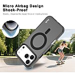 Θήκη iPhone 17 Pro Max - IMAK - Σκληρή Θήκη PC+TPU - Μαύρο - MagSafe - Εικόνα 3