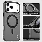 Θήκη iPhone 17 Pro Max - IMAK - Σκληρή Θήκη PC+TPU - Μαύρο - MagSafe - Εικόνα 4