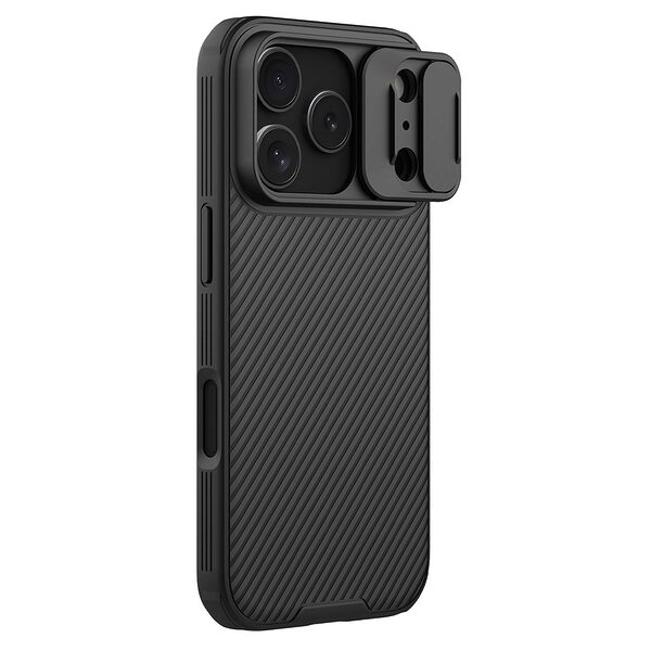 Θήκη iPhone 17 Pro Max - NILLKIN Camshield Pro - Σκληρή Θήκη PC+TPU - Μαύρο - MagSafe