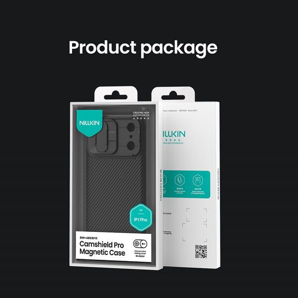 Θήκη iPhone 17 Pro Max - NILLKIN Camshield Pro - Σκληρή Θήκη PC+TPU - Μαύρο - MagSafe - Εικόνα 10