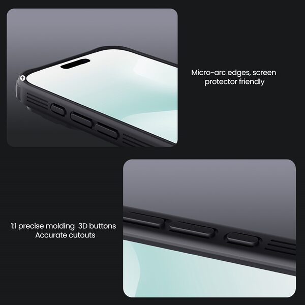 Θήκη iPhone 17 Pro Max - NILLKIN Camshield Pro - Σκληρή Θήκη PC+TPU - Μαύρο - MagSafe - Εικόνα 8