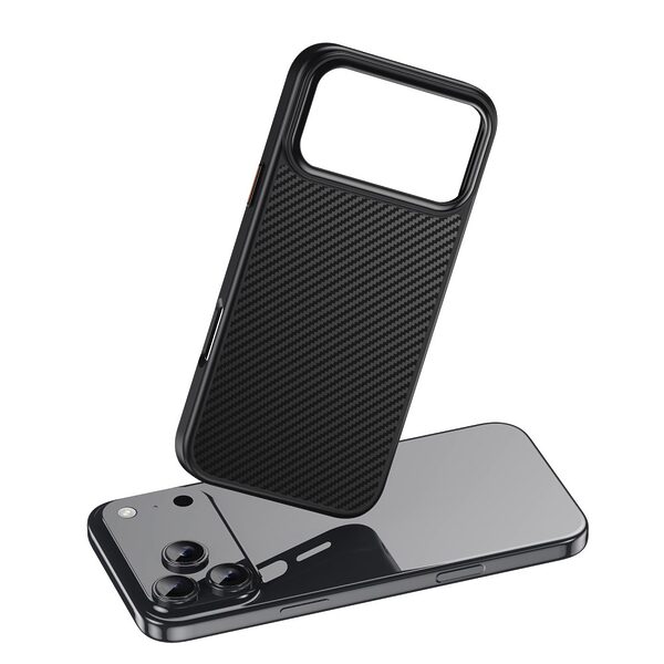 Θήκη iPhone 17 Pro Max - OEM - Σκληρή Θήκη PC+TPU - Μαύρο - MagSafe - Εικόνα 3