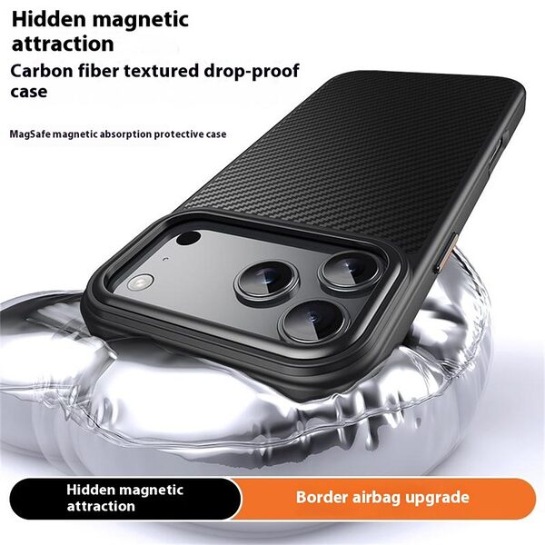 Θήκη iPhone 17 Pro Max - OEM - Σκληρή Θήκη PC+TPU - Μαύρο - MagSafe - Εικόνα 6
