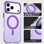 Θήκη iPhone 17 Pro Max - IMAK - Σκληρή Θήκη PC+TPU - Μωβ - MagSafe - Εικόνα 4