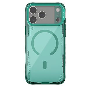 Θήκη iPhone 17 Pro Max - NILLKIN Iceblade CamProp - Σκληρή Θήκη PC+TPU - Πράσινο - Stand