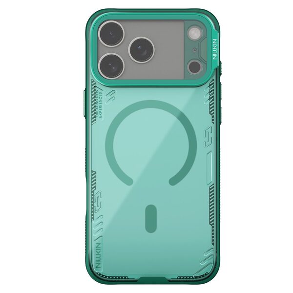 Θήκη iPhone 17 Pro Max - NILLKIN Iceblade CamProp - Σκληρή Θήκη PC+TPU - Πράσινο - Stand