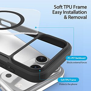 Θήκη iPhone 17 Pro Max - DUX DUCIS Skin X Pro Series - Flip Θήκη από Συνθετικό Δέρμα (PU) - Μαύρο - MagSafe/RFID - Εικόνα 2