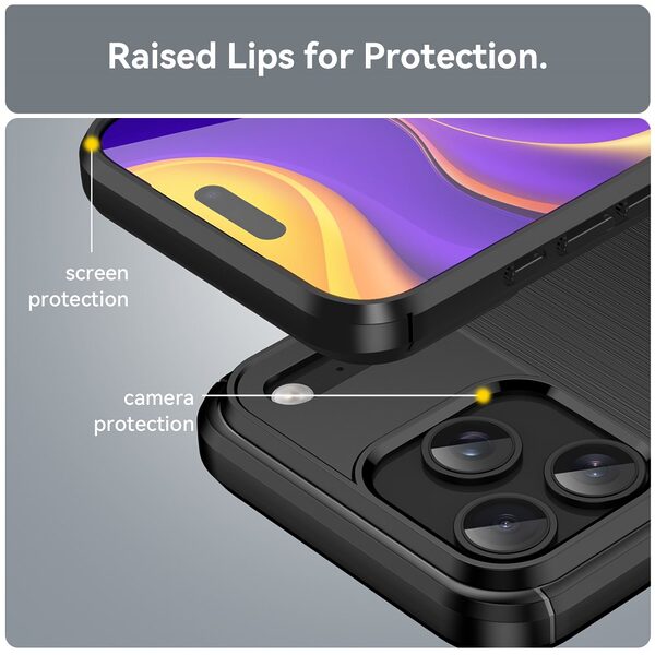 Θήκη iPhone 17 Pro Max - OEM - Πλάτη TPU - Μαύρο - Εικόνα 7