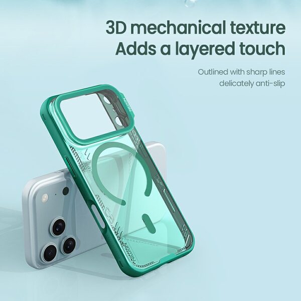 Θήκη iPhone 17 Pro - NILLKIN Iceblade CamProp - Σκληρή Θήκη PC+TPU - Χρυσό - MagSafe/Stand - Εικόνα 3