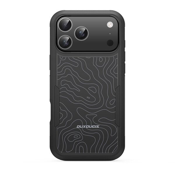 Θήκη iPhone 17 Pro - DUX DUCIS SHLD Series - Σκληρή Θήκη PC+TPU - Contour Pattern - MagSafe - Εικόνα 5