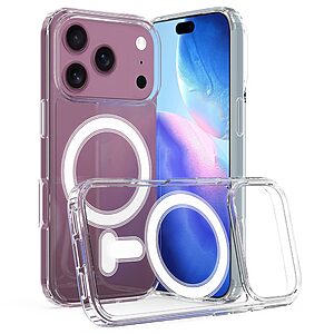Θήκη iPhone 17 Pro - OEM - Σκληρή Θήκη PC+TPU - Διάφανο - MagSafe
