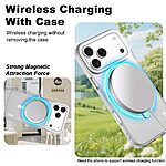 Θήκη iPhone 17 Pro - IMAK - Σκληρή Θήκη PC+TPU - Λευκό - MagSafe - Εικόνα 2