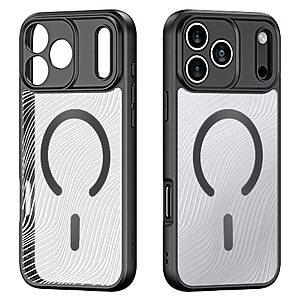 Θήκη iPhone 17 Pro - DUX DUCIS Aimo Series - Σκληρή Θήκη PC+TPU - Μαύρο - MagSafe - Εικόνα 2