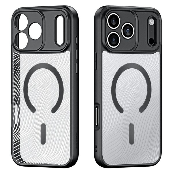 Θήκη iPhone 17 Pro - DUX DUCIS Aimo Series - Σκληρή Θήκη PC+TPU - Μαύρο - MagSafe - Εικόνα 2
