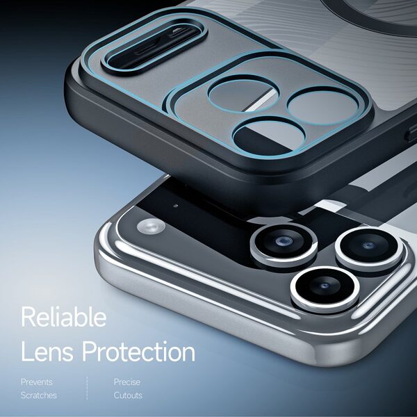 Θήκη iPhone 17 Pro - DUX DUCIS Aimo Series - Σκληρή Θήκη PC+TPU - Μαύρο - MagSafe - Εικόνα 7