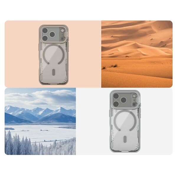 Θήκη iPhone 17 Pro - NILLKIN Iceblade CamProp - Σκληρή Θήκη PC+TPU - Μαύρο - MagSafe/Stand - Εικόνα 10