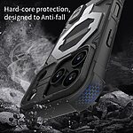 Θήκη iPhone 17 Pro - OEM - Σκληρή Θήκη PC+TPU - Μαύρο - MagSafe/Stand/Λουράκι - Εικόνα 5
