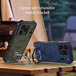 Θήκη iPhone 17 Pro - OEM - Σκληρή Θήκη PC+TPU - Μαύρο - MagSafe/Stand/Λουράκι - Εικόνα 7