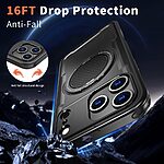 Θήκη iPhone 17 Pro - OEM - Σκληρή Θήκη PC+TPU - Μαύρο - MagSafe/Stand - Εικόνα 3