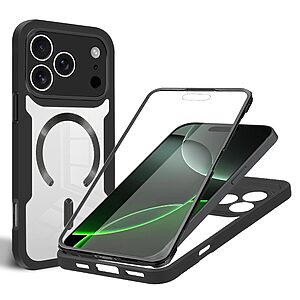 Θήκη iPhone 17 Pro - OEM - Σκληρή Θήκη PC+TPU - Μαύρο - MagSafe