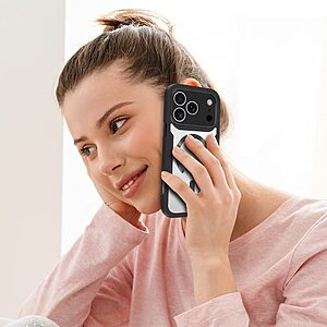 Θήκη iPhone 17 Pro - OEM - Σκληρή Θήκη PC+TPU - Μαύρο - MagSafe - Εικόνα 2