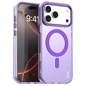 Θήκη iPhone 17 Pro - IMAK - Σκληρή Θήκη PC+TPU - Μωβ - MagSafe