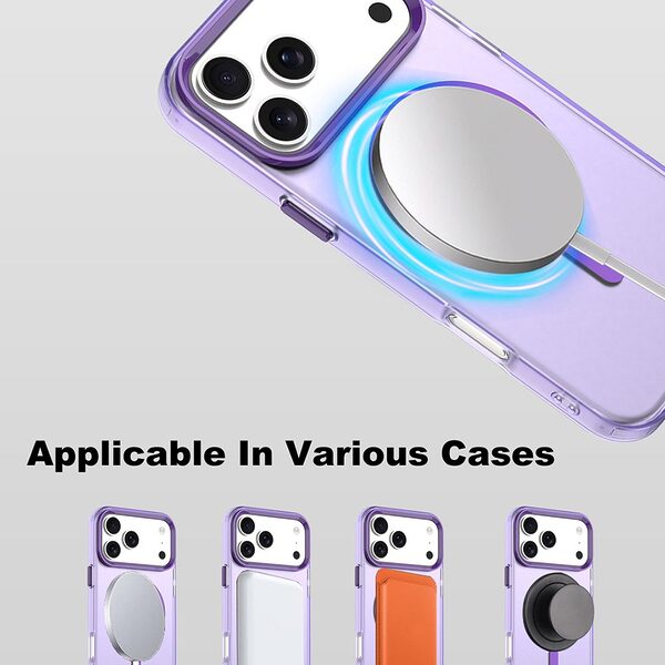 Θήκη iPhone 17 Pro - IMAK - Σκληρή Θήκη PC+TPU - Μωβ - MagSafe - Εικόνα 5
