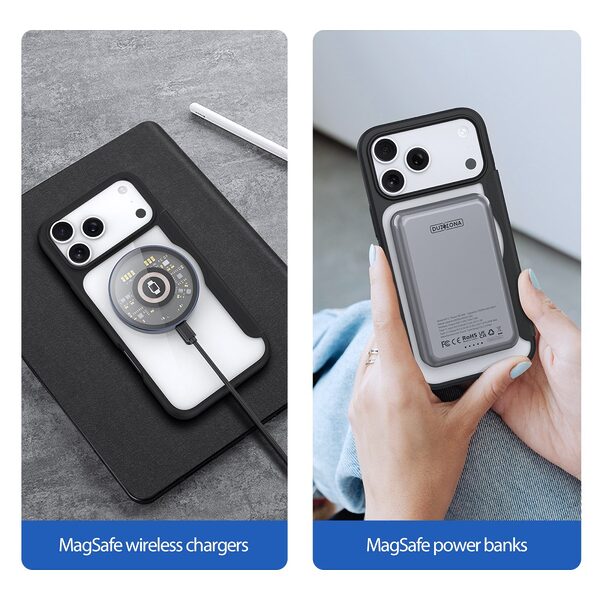 Θήκη iPhone 17 Pro - DUX DUCIS Skin X Pro Series - Flip Θήκη από Συνθετικό Δέρμα (PU) - Μαύρο - MagSafe/RFID - Εικόνα 8