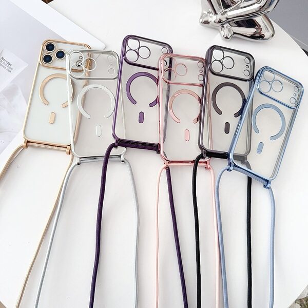 Θήκη iPhone 17 Pro - OEM - Πλάτη TPU - Ασημί - MagSafe - Εικόνα 7